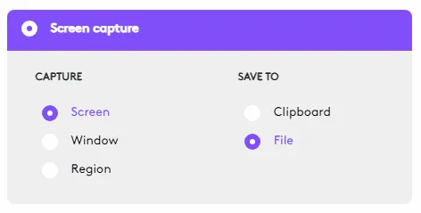 Screenshot of Logi+ mini